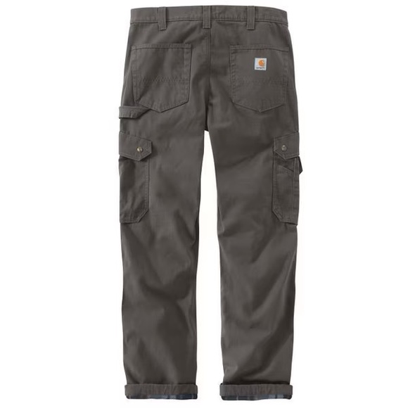 Carhartt Ripstop Flannel Lined Cargo Work Pant - Picture 3 of 11